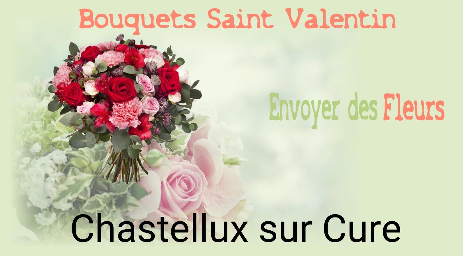 Roses de Saint-Valentin livrées à Chastellux-sur-Cure